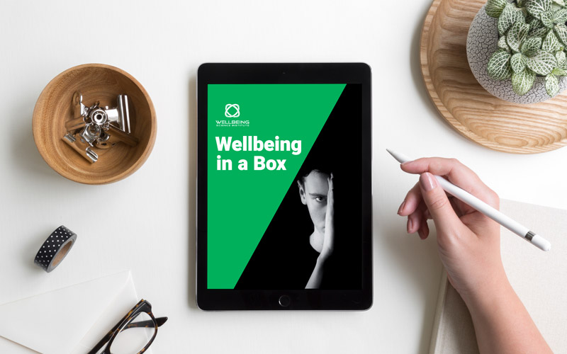 Wellbeing in a Box iPad view